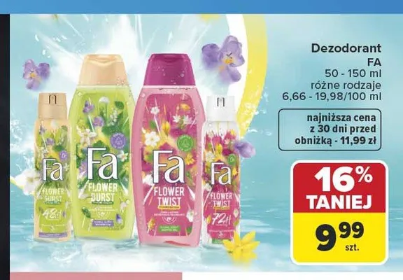 Dezodorant Fa promocja w Carrefour