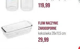 Keksówka FLOW NACZYNIE ŻAROODPORNE 28x11,5cm promocja w Stokrotka