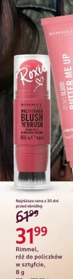 Róż do policzków w sztyfcie Rimmel Multi-Tasker Blush N Brush promocja w Rossmann