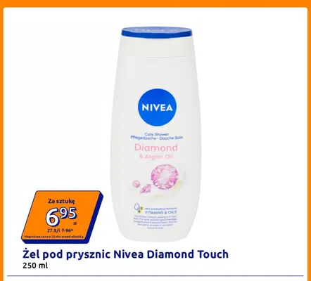 Żel pod prysznic Nivea Diamond Touch promocja w Action