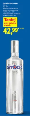 Wódka Stock Prestige promocja w Lidl