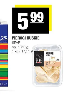 Pierogi ruskie Spar promocja w SPAR