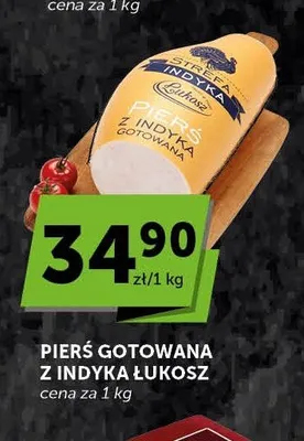 Pierś gotowana z indyka Łukosz promocja w Groszek