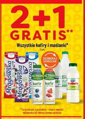 Kefir naturalny Mlekpol promocja w POLOmarket
