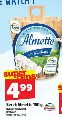 Serek twarogowy śmietankowy Almette promocja w TOPAZ