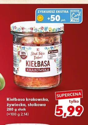 Kiełbasa krakowska Stąd takie Dobre! promocja w Kaufland