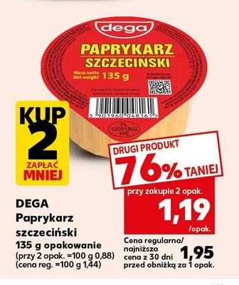 Paprykarz szczeciński Dega promocja w Kaufland