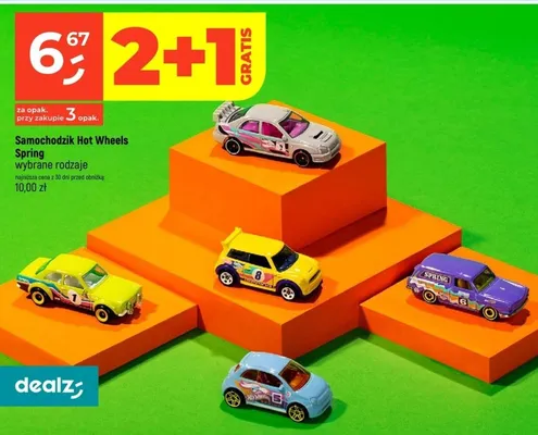 Samochodzik Hot Wheels Spring wybrane rodzaje promocja w Dealz