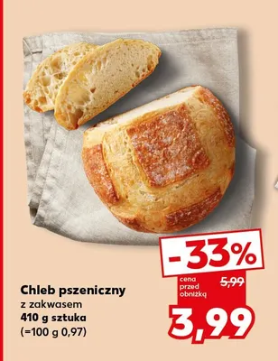 Chleb pszeniczny z zakwasem promocja w Kaufland