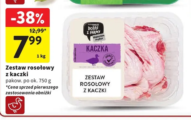 Zestaw rosołowy z kaczki Dobre z Farmy promocja w Intermarche