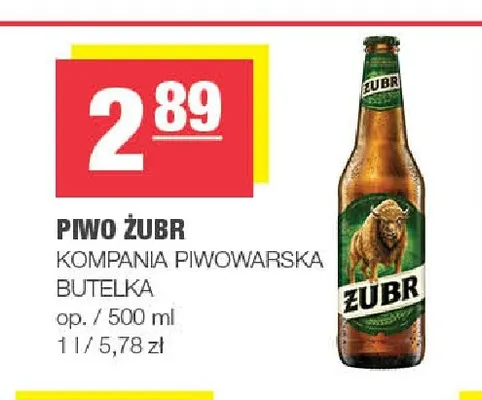 Piwo Żubr promocja w SPAR