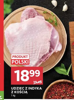 Udziec z indyka z kością promocja w Stokrotka