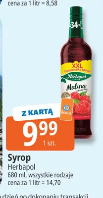 Syrop Herbapol promocja w Leclerc