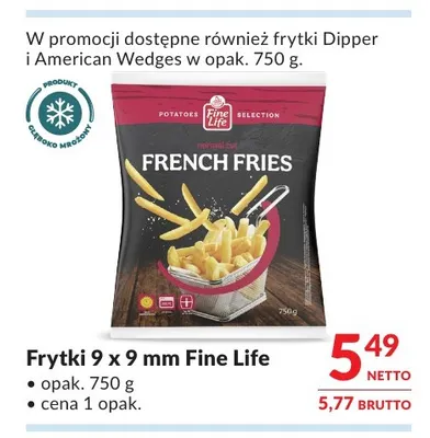 Frytki 9x9 mm Fine Life promocja w Makro