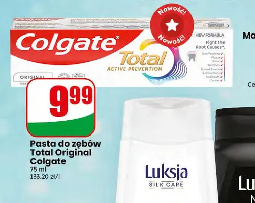 Pasta do zębów Total Original Colgate promocja w Dino