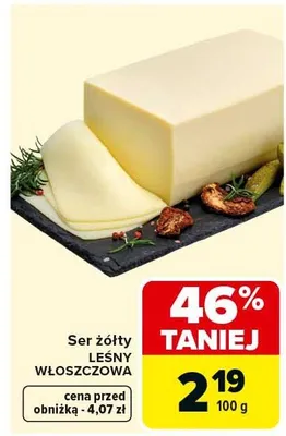 Ser żółty promocja w Carrefour Market