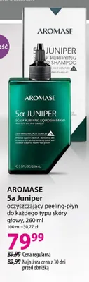 Peeling-płyn oczyszczający do skóry głowy Aromase 5a Juniper promocja w Hebe