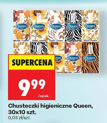 Chusteczki higieniczne promocja w Biedronka