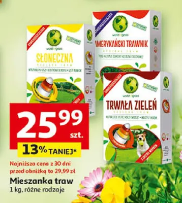 Mieszanka traw promocja w Auchan