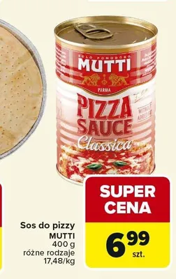 Sos do pizzy MUTTI promocja w Carrefour