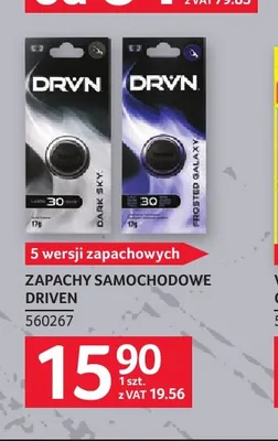 Zapach samochodowy Driven Dark Sky promocja w Selgros