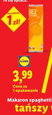 Makaron spaghetti bez glutenu Combino promocja w Lidl