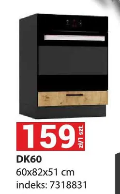 Szafka kuchenna DK60 60x82x51cm indeks 7318831 promocja w Merkury Market