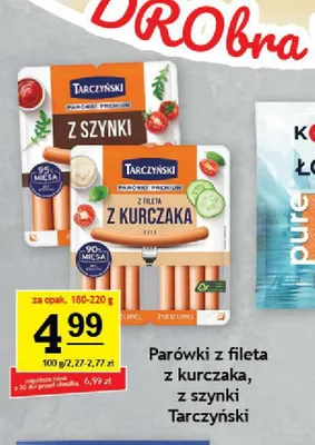 Parówki z szynki Tarczyński promocja w Gram Market