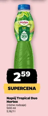 Napój Tropical Duo Hortex promocja w Netto
