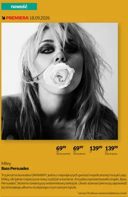 Płyta CD Miley Bass Persuades wersja deluxe promocja w Empik