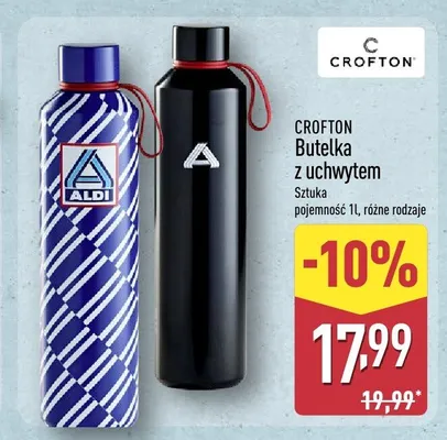 Butelka z uchwytem Crofton promocja w Aldi