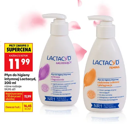 Płyn do higieny intymnej różne rodzaje promocja w Biedronka
