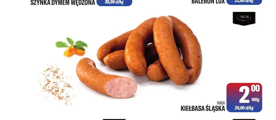 Kiełbasa śląska Morliny promocja w Tomi Markt