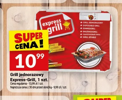Grill jednorazowy Express-Grill promocja w Twój Market