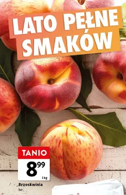 Brzoskwinia luz promocja w Intermarche