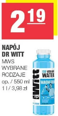 Napój Vit Mitt wybrane rodzaje promocja w SPAR