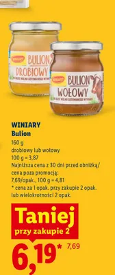 Bulion wołowy Winiary promocja w Lidl