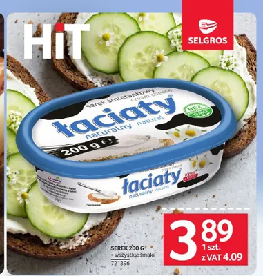 Serek śmietankowy Łaciate naturalny promocja w Selgros