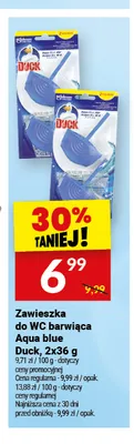 Zawieszka do WC barwiąca Aqua blue Duck promocja w Twój Market