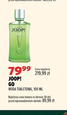 Woda toaletowa Joop! Go promocja w Drogerie Natura