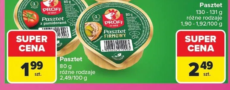 Pasztet firmowy Profi promocja w Carrefour