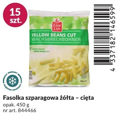 Fasolka szparagowa żółta - cięta promocja w Makro
