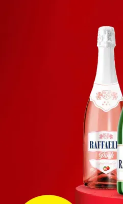 Wino musujące Raffaello Pink promocja w Biedronka