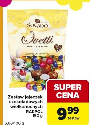 Zestaw jajeczek czekoladowych wielkanocnych promocja w Carrefour Express