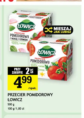 Przecier pomidorowy Łowicz promocja w Gram Market