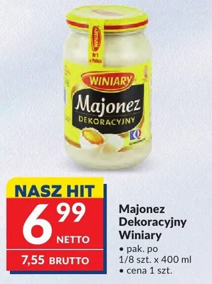 Majonez Dekoracyjny Winiary promocja w Makro