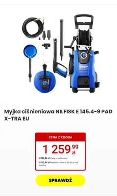 Myjka ciśnieniowa Nilfisk E 145,4-9 PAD X-TRA EU promocja w Media Expert