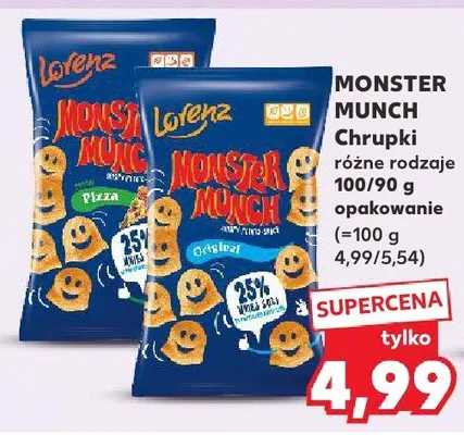 Chrupki różne rodzaje promocja w Kaufland
