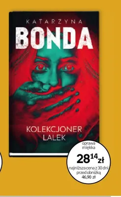 Książka Kolekcjoner lalek Katarzyna Bonda promocja w Empik