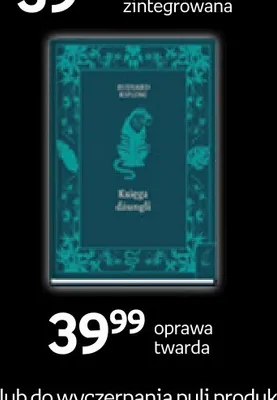 Książka Księga dżungli oprawa twarda Wilga promocja w Empik